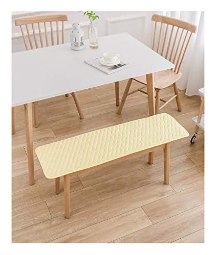 Coussinets pour banc extérieur rectangle jaune 100x30 long coussin de chaise - 6