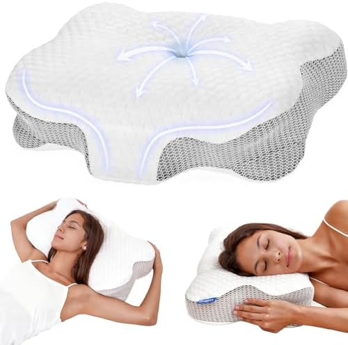Almohada Cervicales y Cuello, Almohada Cervical Ergonómica de Esp...