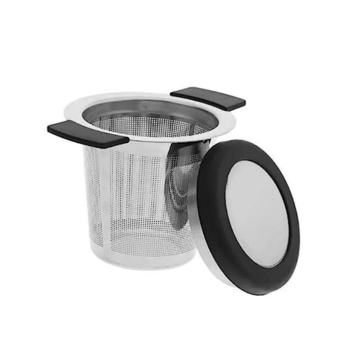 Infusor de chá tipo cesta em inox