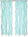 Sweet Home Collection SHRPNL-84-SEA-2PK Sheer Voile Vertical Ruffled Window Curtain Panel 50