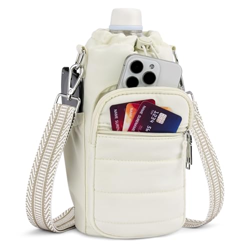 Lexiyat Water Bottle Bag 40 oz Crossbody Water Bottle