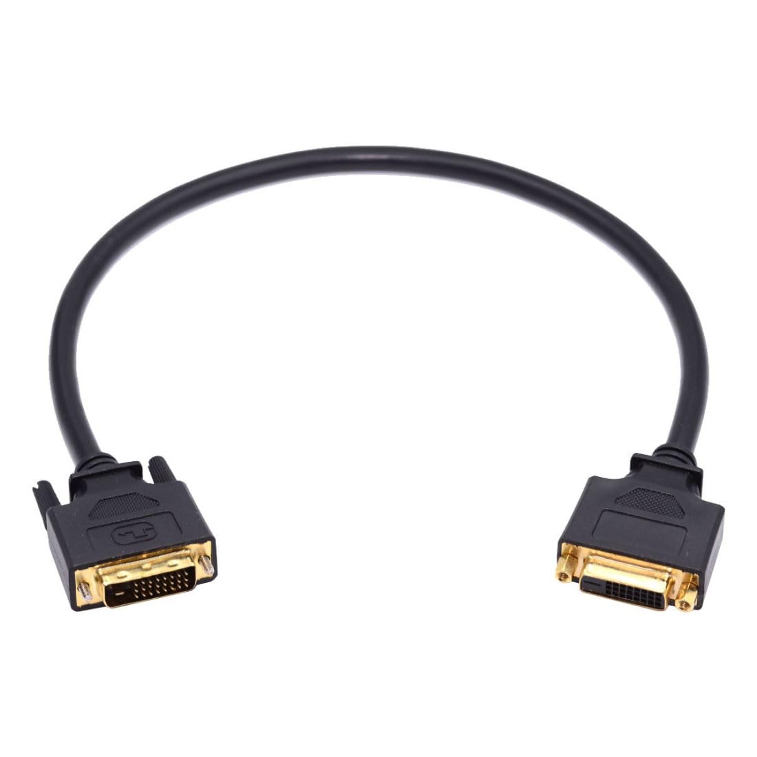 chenyang Cavo di prolunga DVI 24+1 DVI-D Dual Link Digital Video Ultra HD 2560x1600P per Monitor Scheda Grafica 50cm