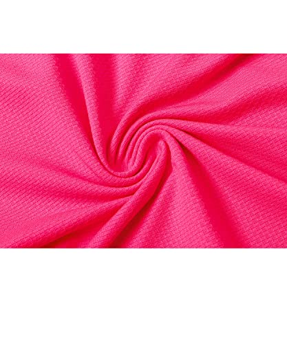 Vidusou Womens Golf Apparel,Tennis Polo Sleeveless Shirts Moisture Wicking Gym Shirts V Neck Lapel Collared Shirts Casual Summer Clothes Rose Red L #TOP4