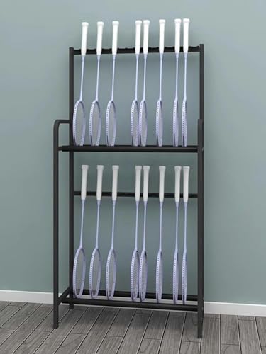 Support de rangement pour raquette sur pied vertical avec 32 compartiments