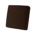 Subrtex Spandex Elastic Couch Stretch Loveseat Slipcover Furniture Protector Slip Covers for Settee Sofa Seat Home Living Room (Chair Cushion, Chocolate)