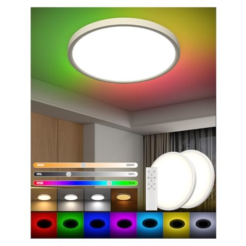 DetarZinLED � 30CM 2 Pack Plafon LED Techo