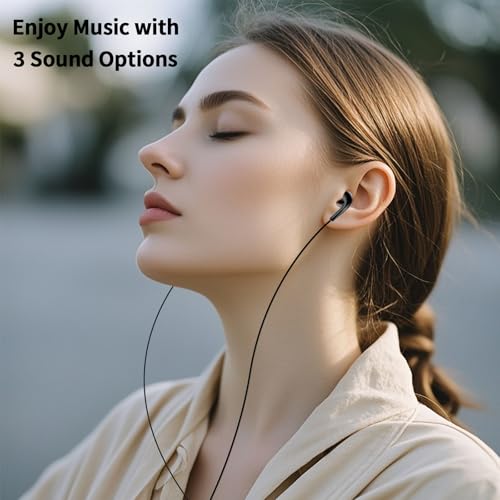 AIAUXAI USB Earbuds with Microphone Mute for PC,Wired Headphones USBA,White - image 4