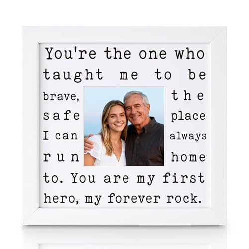 THYGIFTREE Gifts for Dad from Daughter Sentimental Keepsake Picture Frame Dad Birthday Gift...