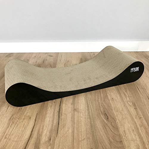 Arbre à chat griffoir durable et résistant sofa noir 68cm