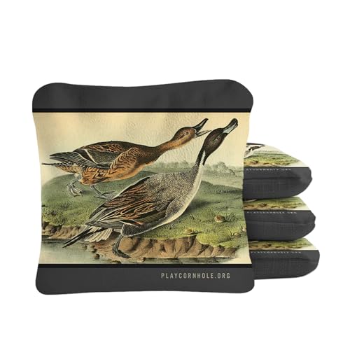 ACA Synergy Pro Professional Cornhole Bags Dual Sided Regulation 6x6 Set of 4 Outdoorsman Pintail Gray