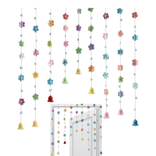 Guirnalda de ganchillo para ventana pared y decoración de dormitorio boho 2