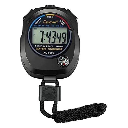 Cronómetro oposiciones. Cronómetro Deportivo Digital con Pantalla LCD. Función de Reloj, Fecha, Alarma y Contador de Tiempo. Temporizador Digital.