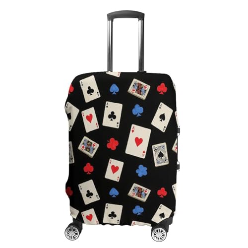 Tear-Resistant Luggage Protector Cover Breathable Anti-Dust Suitcase Guard Eco-Friendly Shockproof Design for Long-Haul Travel & Business Trips Enhanced Luggage Protection Playing Cards