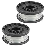 SPARES2GO 4m Spool & Line for Qualcast N0F-GT-250/18-E GTLi18 Strimmer Trimmer (Pack of 2)