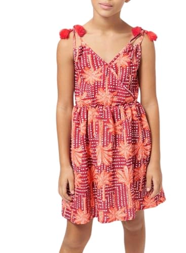 Mayoral Vestido Niña Verano - Estampado - Ropa de Vestir Niña - Ropa de Regalo - para Niñas y Adolescentes de 8 Años a 16 Años (14 años, Paprika)