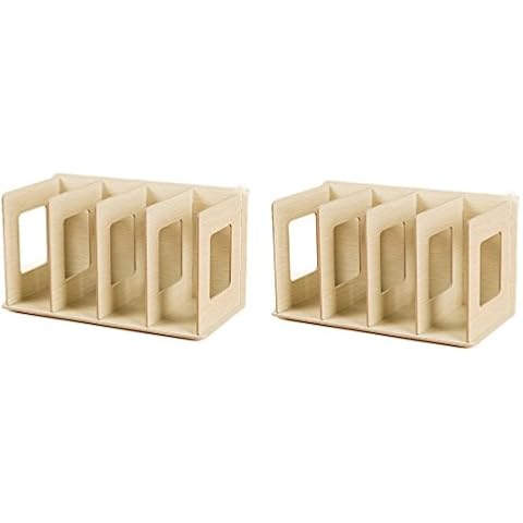 Estantería plegable de madera para CDs ANNA SHOP Cover