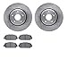 Dynamic Friction Company Front Brake Rotors with 5000 Advanced Brake Pads 6502-59465