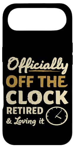 Official Of The Clock Retired Funny Retirement �����Y ���f�B�[�X �X�}�z�P�[�X iPhone Air �p