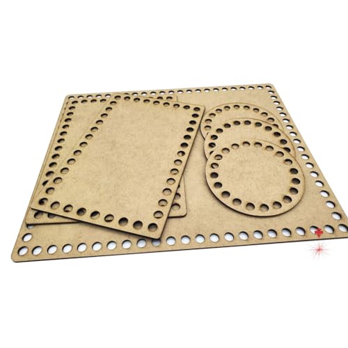 Base Para Crochê Medidas Para Kit Higiene Mdf Cru