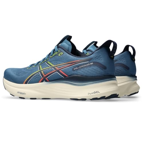 ASICS Men's Gel-Kayano 32 Running Shoes, 12, Winter SEA/Midnight3