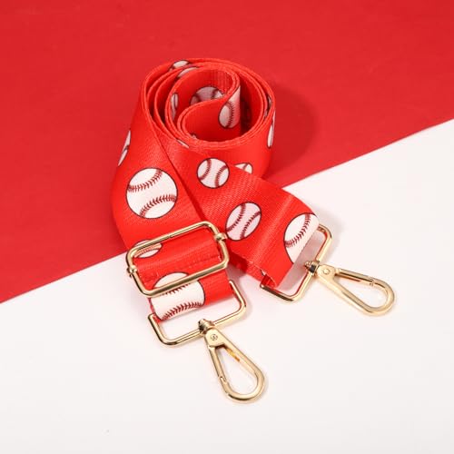 Image of NVENF Game Day Purse Strap Replacement Baseball Basketball Soccer Golf Crossbody Shoulder Bag Straps for Stadium Clear Purse (Style F)
