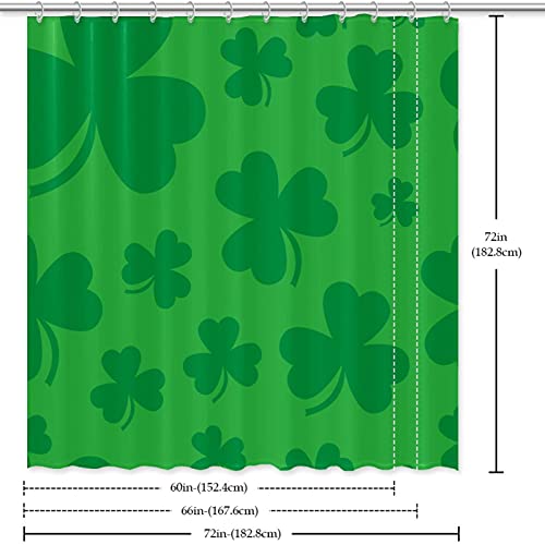 Rideau de douche vert 183x183 cm lavable avec 12 crochets inclus - 7