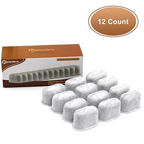 12 Pack Keurig Compatible Water Filters Replacement By Possiave - Charcoal Water Filters For Keurig - Fit Keurig 2.0 And 1.0 Classic Coffee Makers #TOP6