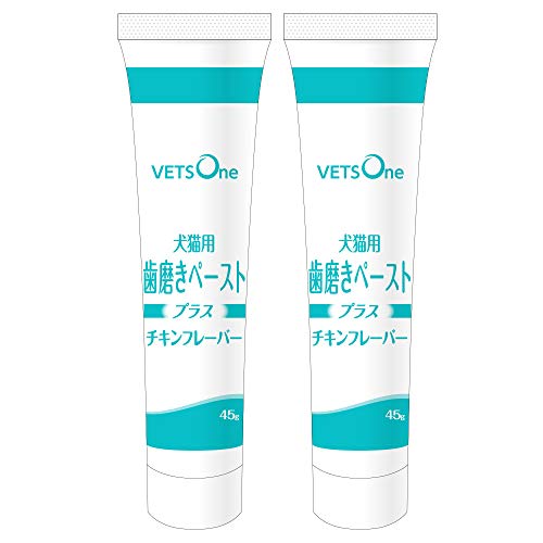 ベッツワン 国産 犬猫用歯磨きペーストプラス チキンフレーバー 45g【2個セット】
