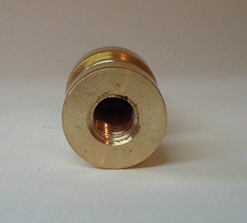 Image of B&P Lamp 1 1 /4 inch Prong Finial Base W /Polished & Lacquered Finish