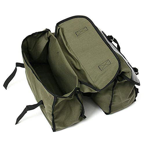 Bolsa de Silla para Motocicleta en Verde Oliva miniatura 1