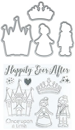 Echo Park Paper Company EPDIE/STAMP55 Happily Ever After Die/Stamp Set