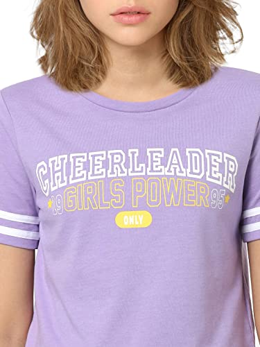 Image of ONLY Women's Cotton Regular Fit T-Shirt