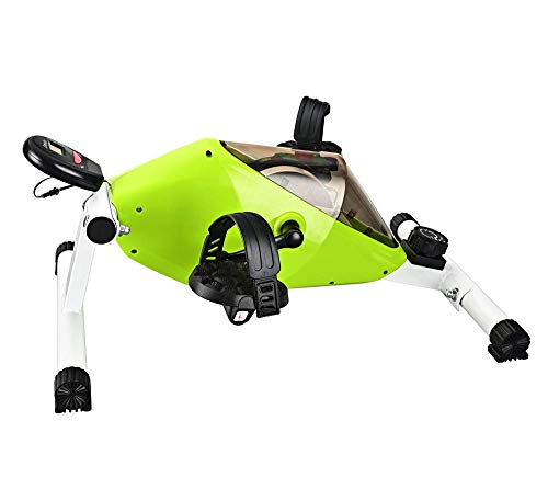 Image of Pedal Exercisers Under Desk Pedal Exerciser-Stationary Mini Exercise Bike-Mini Spin Bike Low Impact Exercise with Adjustable Resistance-Portable Office Home Fitness Equipment