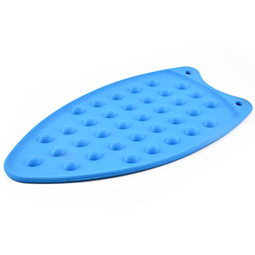 Amzali Silicone Iron Rest Pad For Ironing Board Hot Resistant Mat(Blue) #TOP3