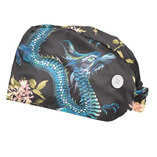 Chapeaux de travail respirants JDEZ pour hommes et femmes, lot de 2 casquettes bouffantes