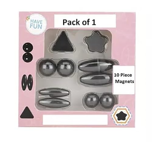 Image of Magnetic Fidget Toy Set for Kids & Adults | Stress Relief Magnet Balls & Shapes | Pack of 1 (Random Color)