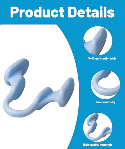 Image of 6 Pcs Anti Snoring Device - Nose Clip Snoring Stopper Anti Snore Reusable Device for a Peaceful Night's Sleep, Snore Free Nose Clip for Men & Women