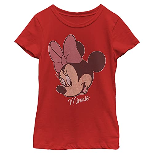 T-shirt Minnie Disney fille confortable avec imprimé résistant