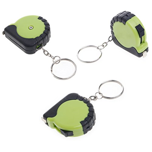 Cinta métrica mini portátil con llavero 1m retráctil miniatura 3