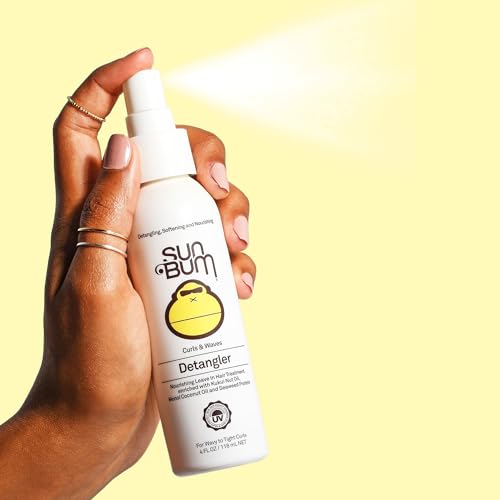 Sun Bum Vegan Curls and Waves Styling Cream and Detangler Bundle - 5 oz Cream and 4 oz Detangler for Wavy and Curly Hair - image 7