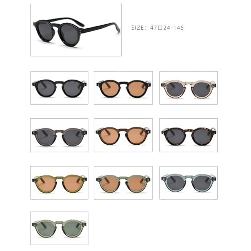 willochra Retro Round Sunglasses Women Men Shades Fashion Ladies green Sun Glasses UV400 Men Trending Punk Sun Glasses4