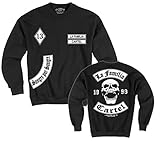 La Familia, la vida loca, Weihnachten, geschenk, La Familia, la vida loca, Skull,Rocker, Streetwear, Original Familie, Herren, Sweatshirt, Tattoo, schwarz,rot, MC13, Supporter, KutteOriginal Familie, Herren, T-Shirt, Sweatshirt, Tattoo, schwarz, gelb, 13,
