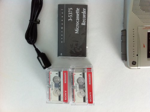 GE 35375 Handheld Micro Cassette Voice Recorder - Thumbnail 3