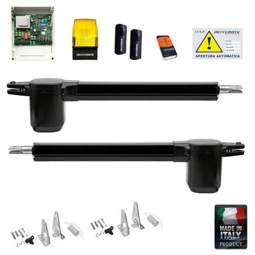 KIT BHE 400 SET PER CANCELLO 2 DUE ANTE BATTENTE AUTOMATICO BRACCI 230V 220V