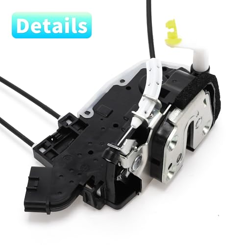 Image of X AUTOHAUX Replacement Front Left Driver Side Power Door Lock Actuator Motor with Cable for Nissan Cube 2010-2014 Door Latch Actuator Assembly Replace No.805011FC0D Black