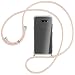 Produktbild mtb more energy® Handykette kompatibel mit LG G8X ThinQ (LM-G850, 6.4'') - Rose Peach - Smartphone Hülle zum Umhängen - Anti Shock Full TPU Case