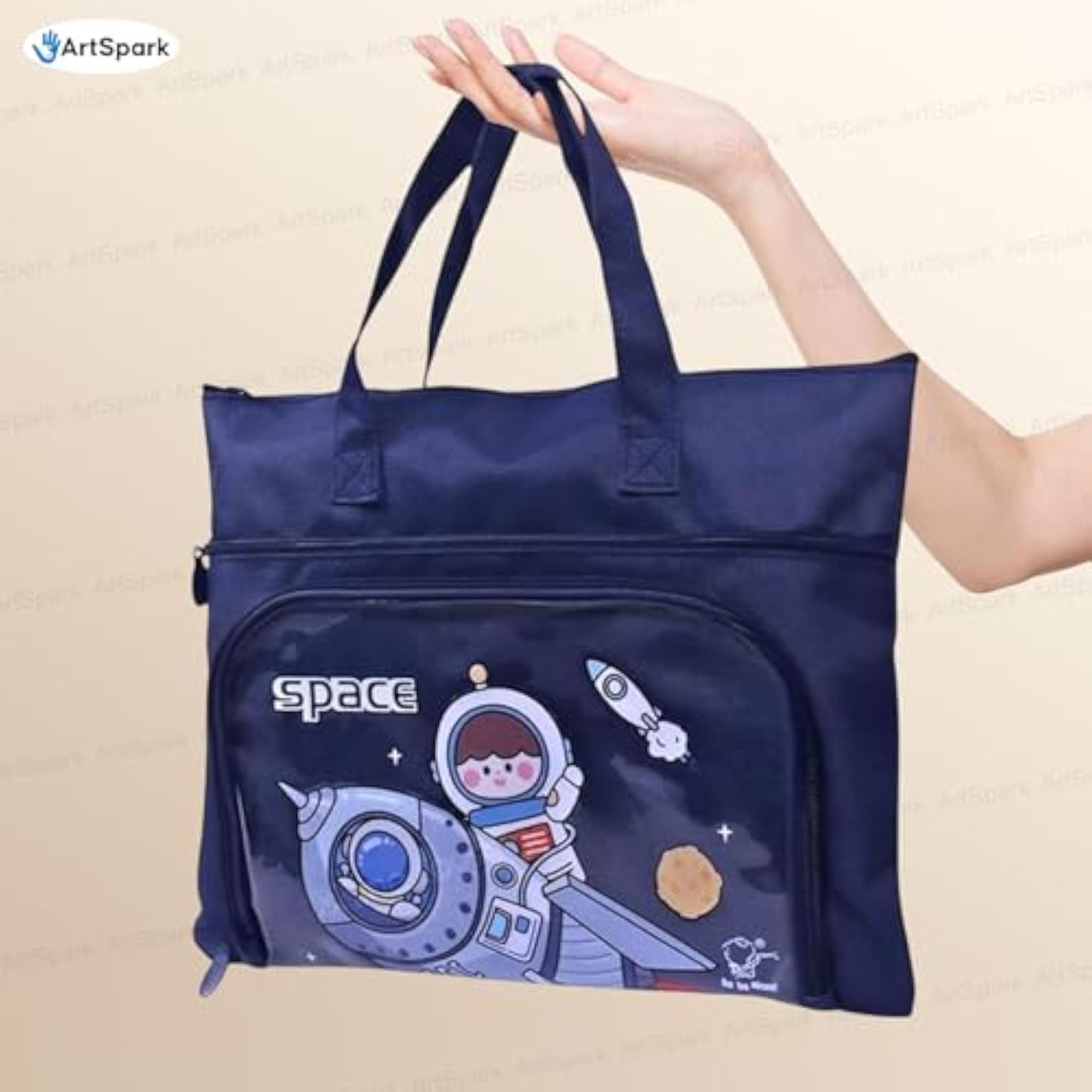 Cartoon Tote Bag for School & Travel