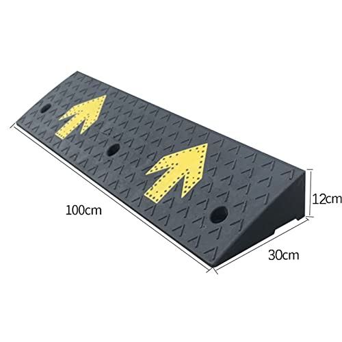 Rampas de carga de goma para vehículos 100x25x12cm miniatura 2
