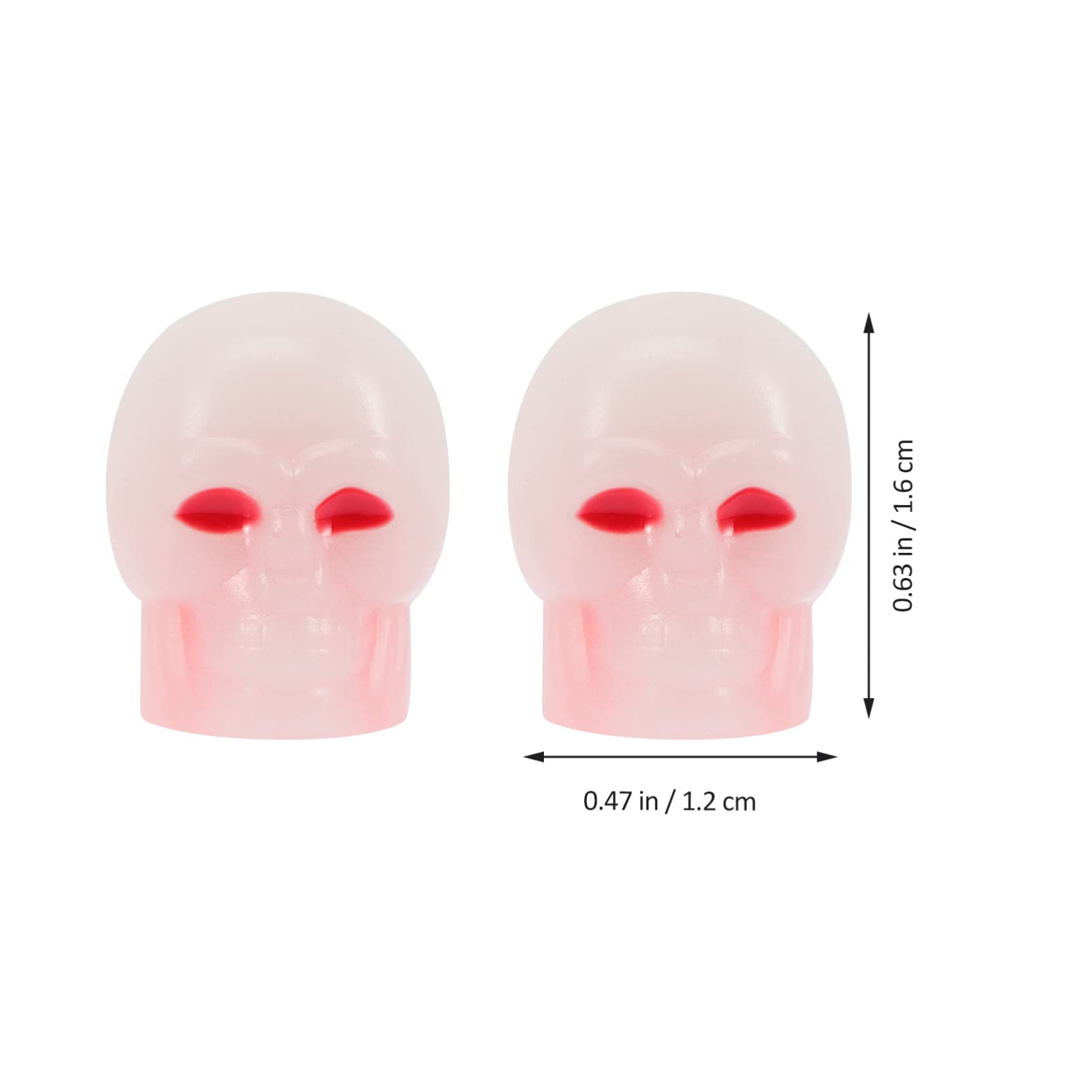 Gatuida 80pièces Bouchons De Valve Fluorescents pour Pneus De Voiture Et Vélo Accessoires Anticorrosion Éclat Obscurité Design Pratique Et