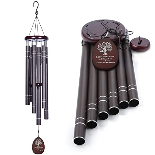Large Wind Chimes Outside Deep Tone 42″ Memorial Wind Chimes for Loss of a Loved one,Big Sympathy Wind Chimes Outdoor Decor for Your Garden,Yard and Patio